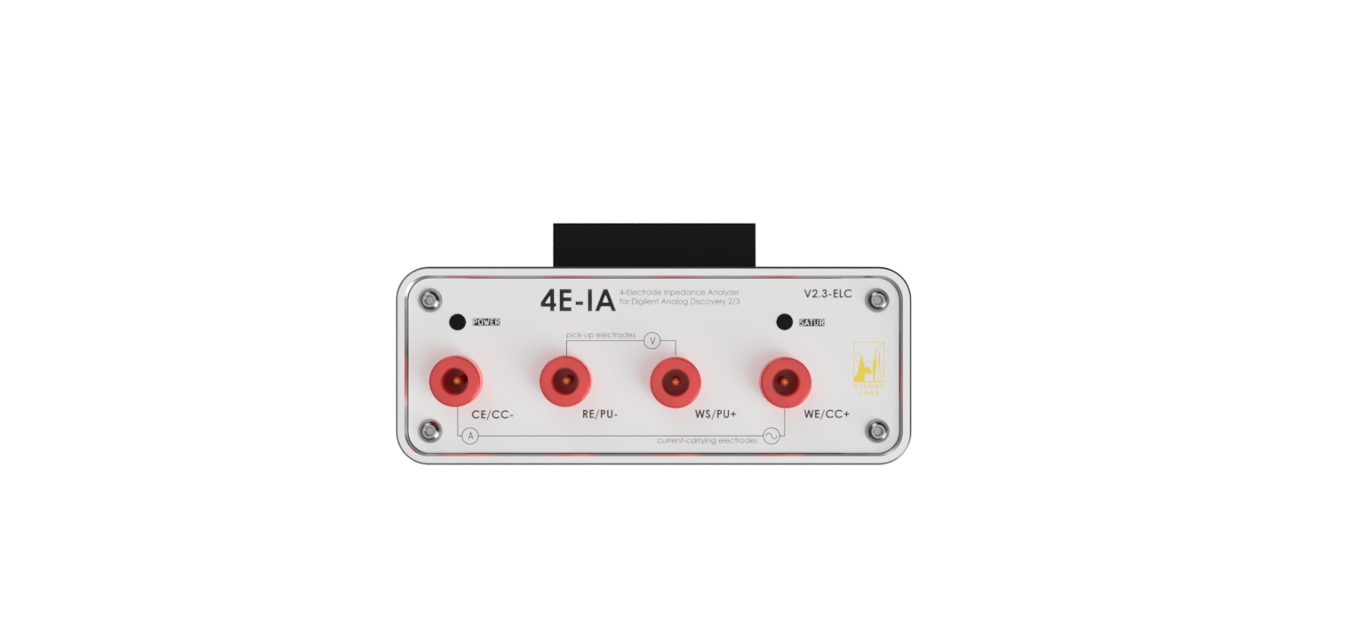 4E-IA Impedance Analyser Frontend V2.3-ELC (DIN 1.5mm Electrode Version)