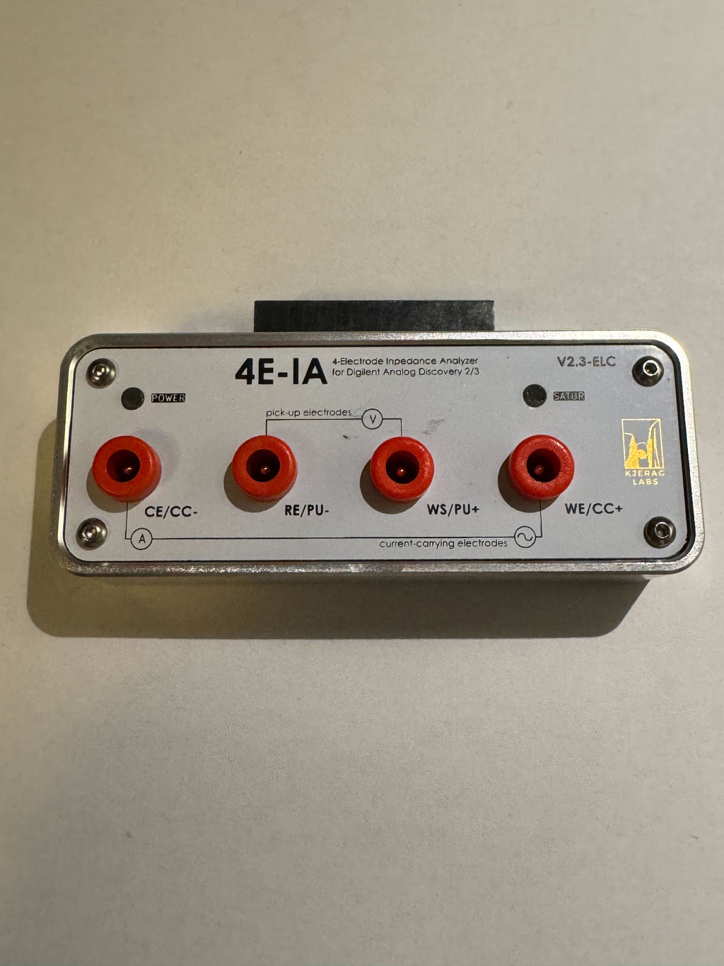 4E-IA Impedance Analyser Frontend V2.3-ELC (DIN 1.5mm Electrode Version)