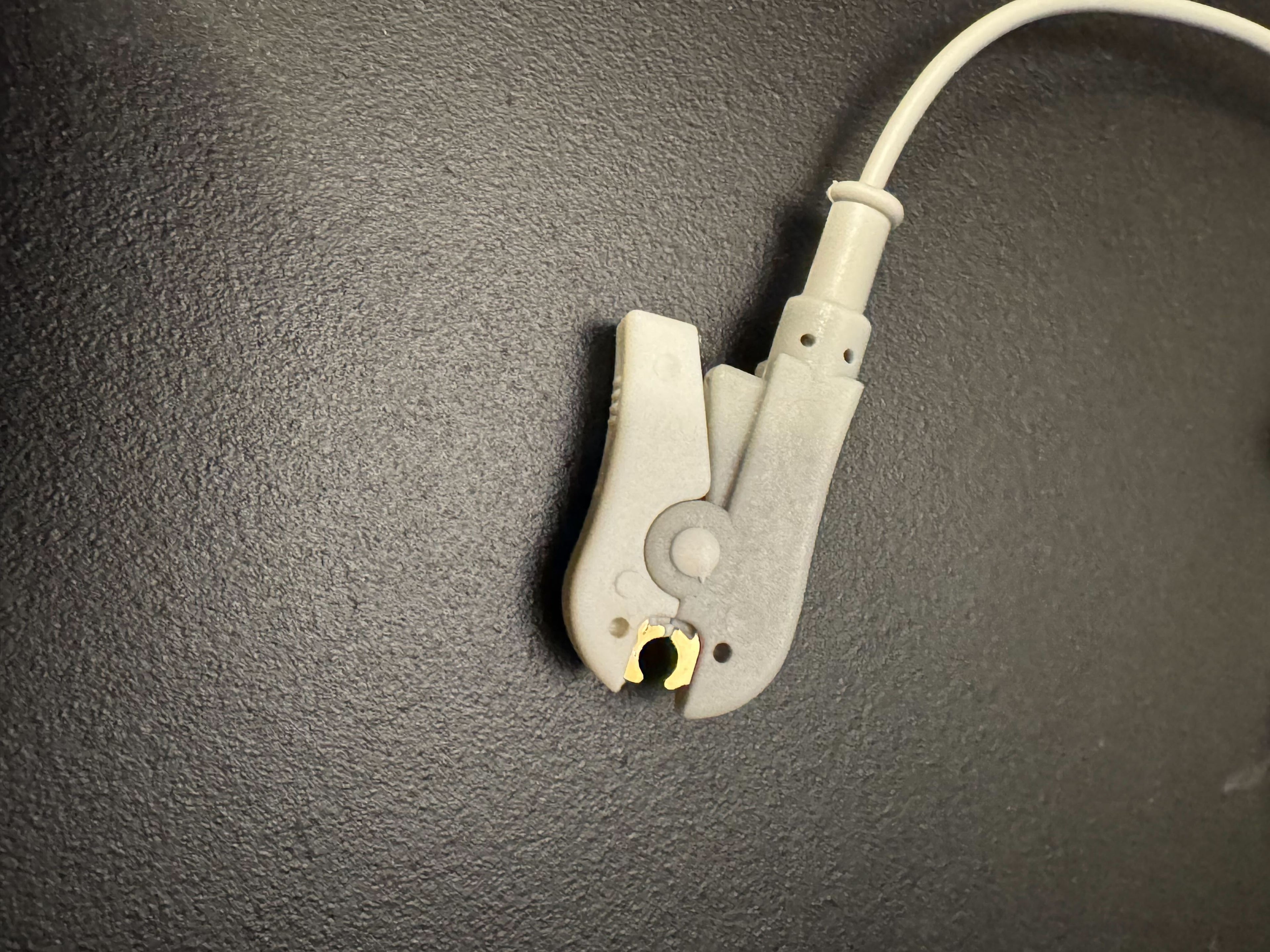 DIN 1.5mm ECG/EEG Electrode Wires With Clips -  Colour Coded - 120mm