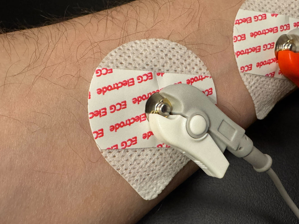 50 pcs disposable ECG patch electrodes - 50mm, AgCl